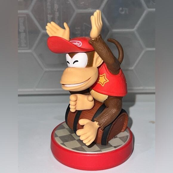 Diddy Kong Super Smash Bros Amiibo Nintendo Switch Wii U 3DS 2DS 3DSXL 2DSXL - Picture 6 of 6